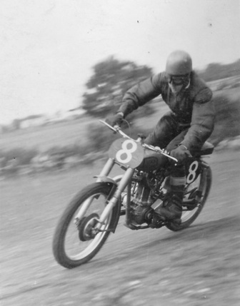 Tom Turk on his JAP Engined Special Number 8 at Tenterden