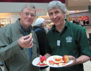 Apple tasting at Festival Place