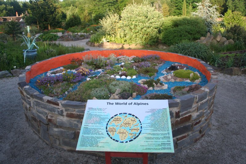 The miniature World Garden at Lullingstone Castle.
