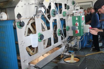 The juice pressing machine at Nichol Farm