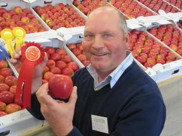 Simon Bray with his 'prizewinning Jazz.