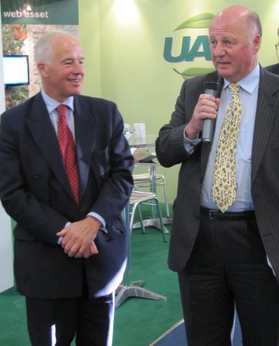 The Minister Jim Paice with NFS President Michael Jack (left)