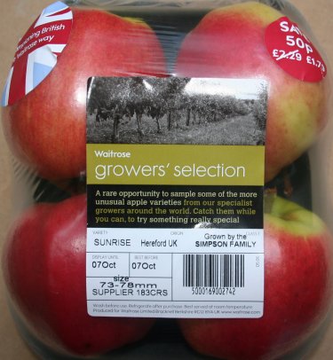 Sunrise Apples! Sunrise Apples!