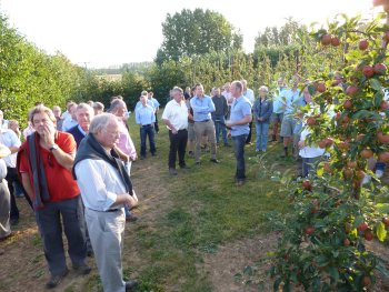 Dave Riccini - Informing Gala Club members about Gala at Gore Farm