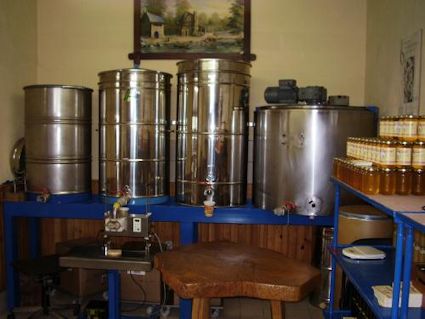 A bottling plant for commercial Honey