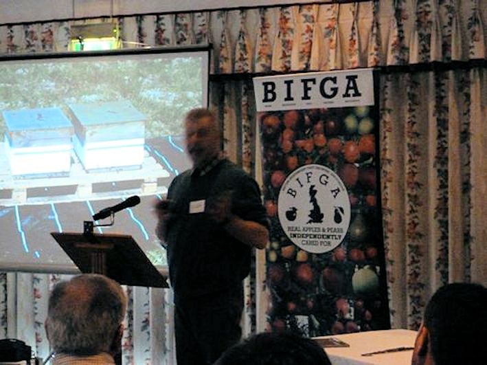Alan Hart addressing BIFGA Members on 30th January 2013