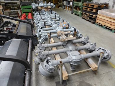 Component parts awaiting assembly