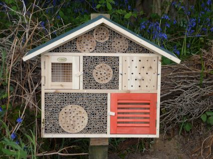 One of the Bee Hotels on Paul Mansfield's Nickle Farm at Chartham