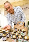 In addition to apples & pears, nuts are part of the fruit show - Potash Farm displayed their product range at the Festival
