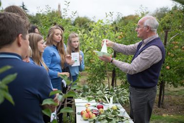 Malcolm Withnall explaining the mysteries of tree management